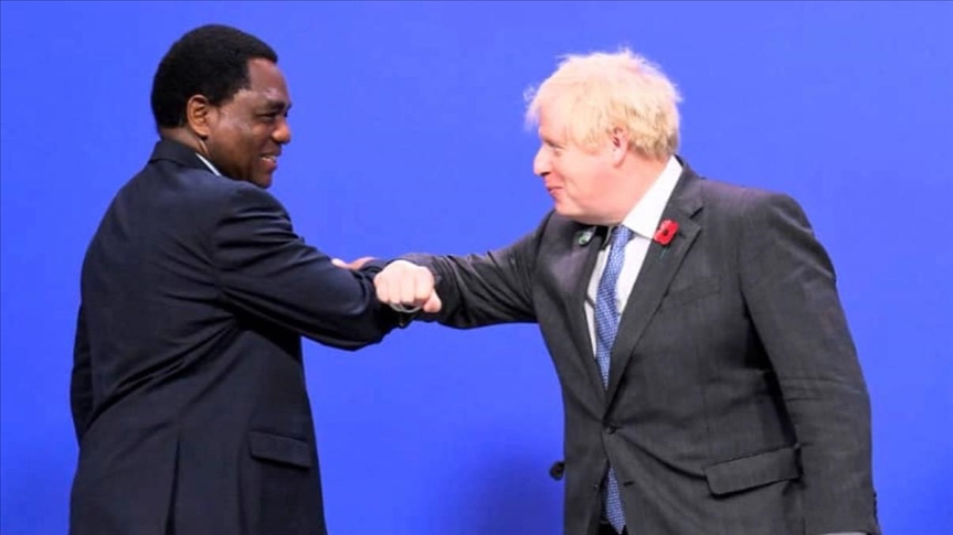 Zambian president meets UK premier at COP26 in Glasgow