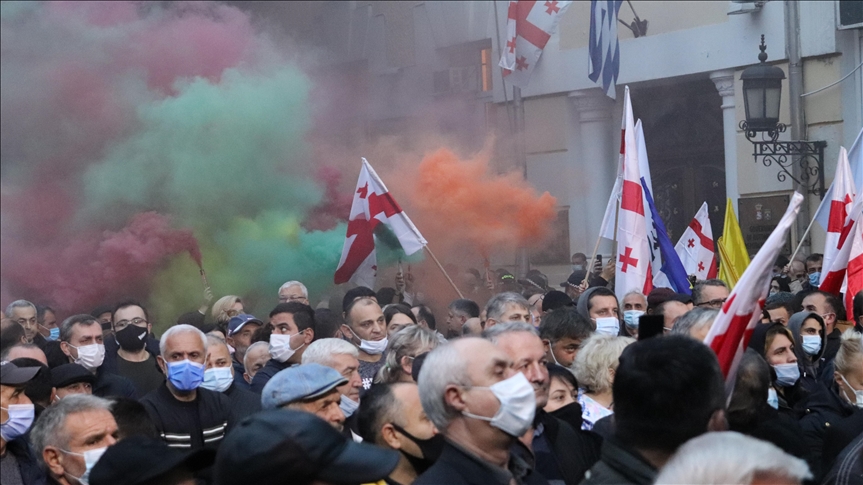 В Грузии протестуют против результатов выборов 