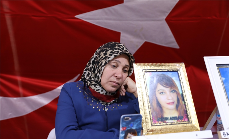 Families in SE Turkey continue protest against terrorist PKK abductions
