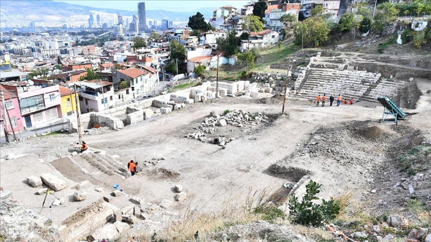 Dig in Turkey finds theater commode in ancient city of Smyrna