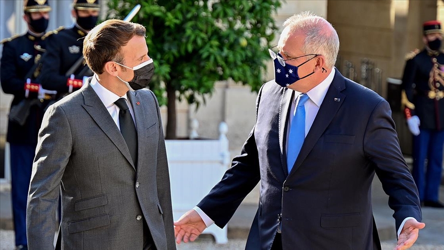 Fransız medyası Macron-Morrison söz düellosunda Fransa Cumhurbaşkanını eleştirdi
