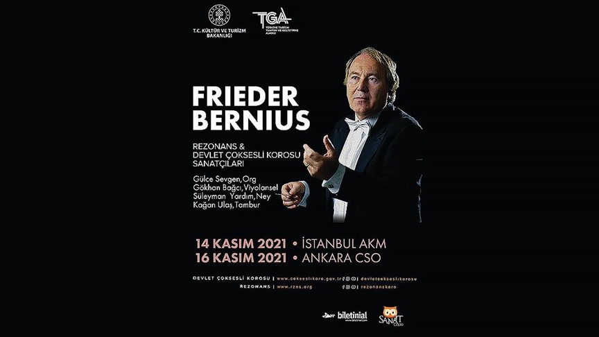 Maestro Frieder Bernius Türkiyeye geliyor