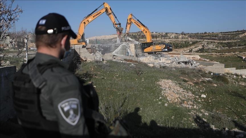 Israeli army demolishes mosque north of West Bank