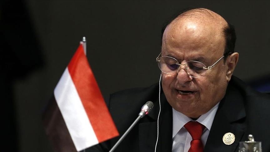 Yemeni president calls for international pressure on Houthis to reach cease-fire