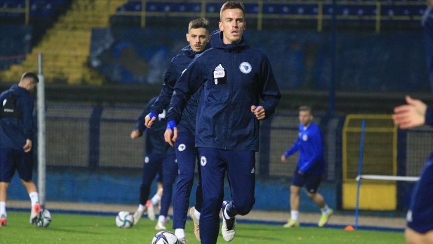 Pred meč s Finskom: Fudbalski reprezentativci BiH odradili prvi trening na Grbavici