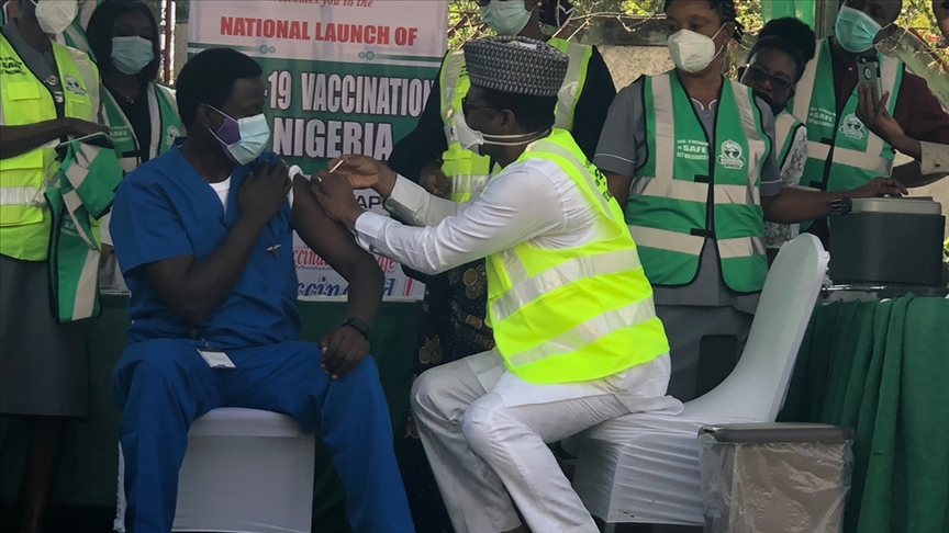 Nijerya, 2022 sonuna kadar nüfusunun yüzde 70inin Kovid-19 aşısını tamamlamayı hedefliyor