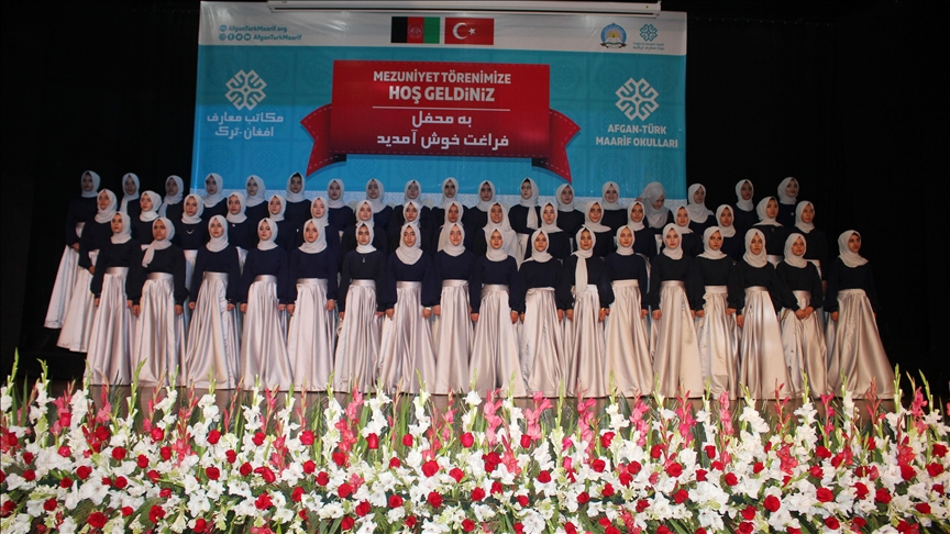 Girls in Afghanistan starting education at Turkey's Maarif Foundation schools