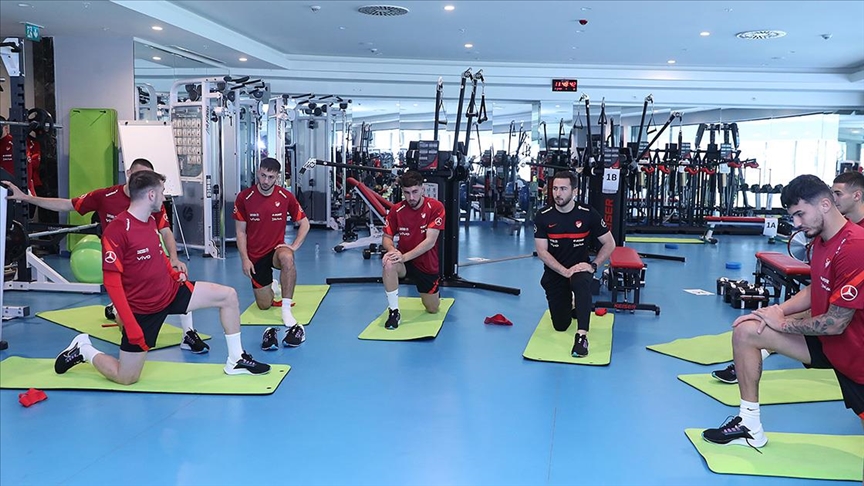A Milli Futbol Takımı, Cebelitarık ve Karadağ maçlarının hazırlıklarını sürdürdü