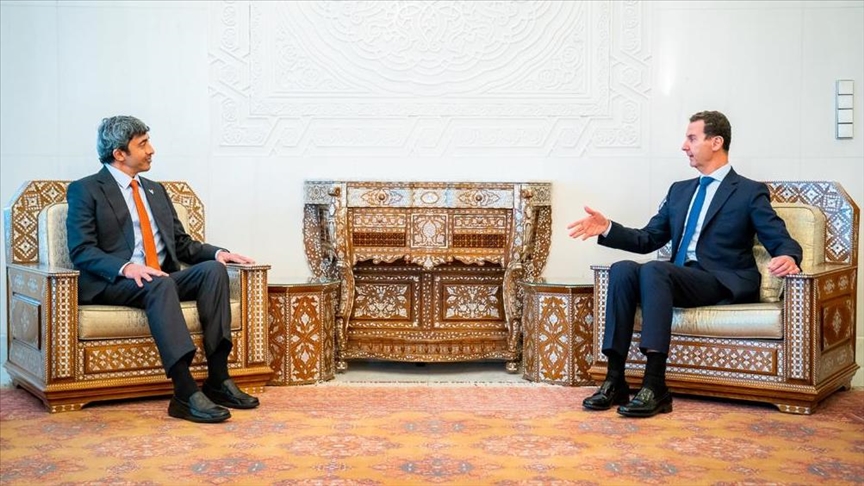 UAE foreign minister meets Syria’s Bashar al-Assad in Damascus