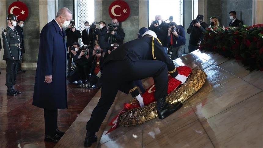 Presidente Erdogan conmemora el 83 aniversario del fallecimiento de Ataturk, el padre de Turquía