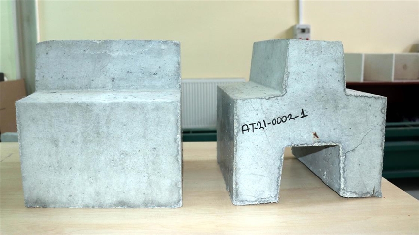 Tahrip gücü yüksek silahlara karşı modüler balistik lego beton üretildi
