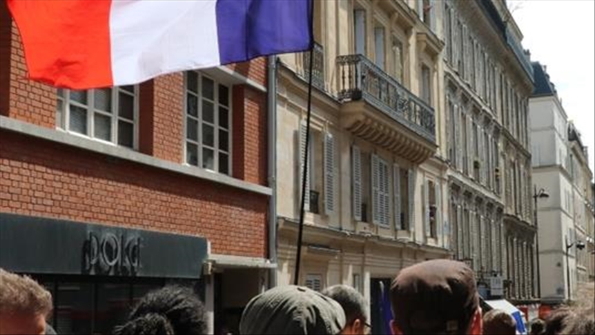 Protests in France in support of refugee migrants