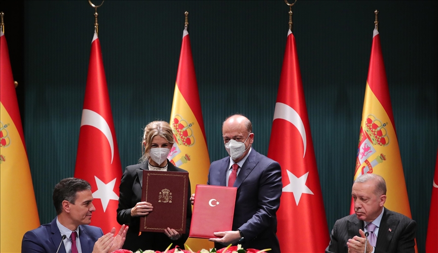 Divers accords signés entre la Turquie et l'Espagne