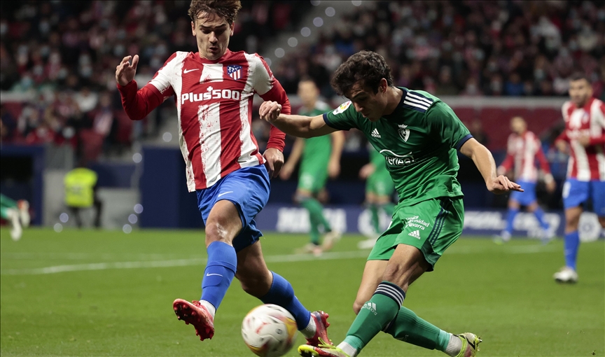 قدم.. الأتلتي ينتصر بصعوبة على أوساسونا المتراجع