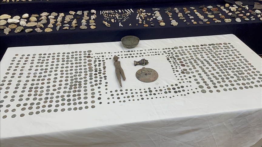 Over 1,700 historical artifacts recovered in Turkey