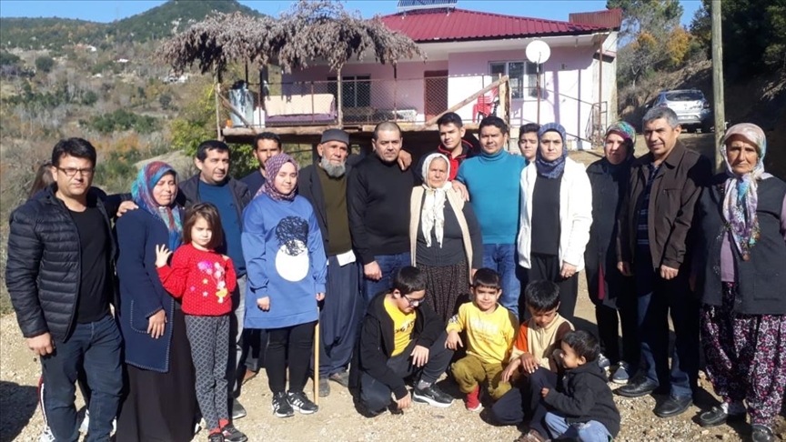 Libya'da kurtarılan 7 Türk vatandaşından Nurettin Çalık Kahramanmaraş'taki ailesine kavuştu