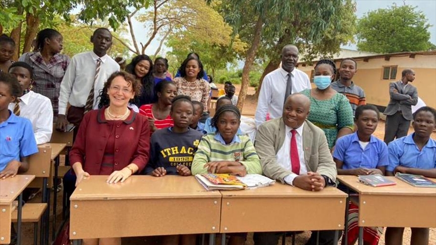 Turkish aid agency provides school desks to Zambian school
