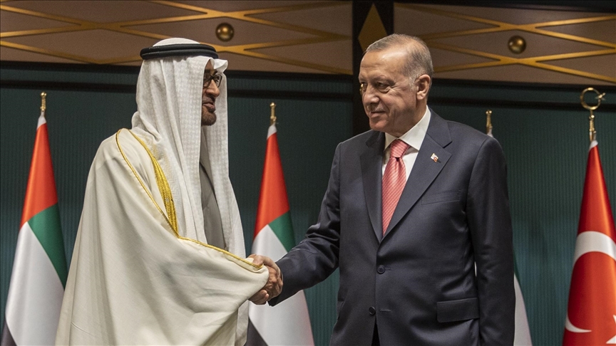 El príncipe heredero de Abu Dabi visitó Turquía por primera vez en casi una década 