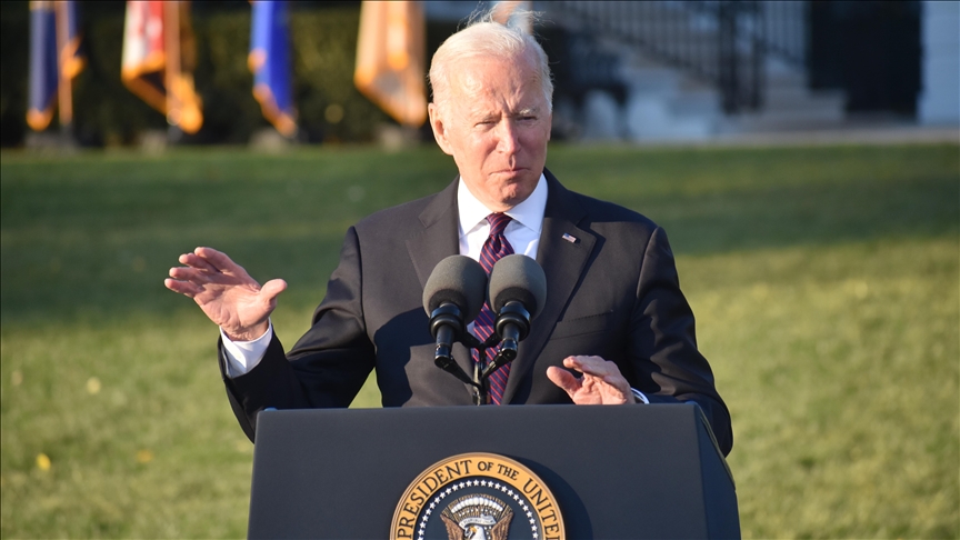 Gas prices to fall after US taps reserves, but not overnight, says Biden