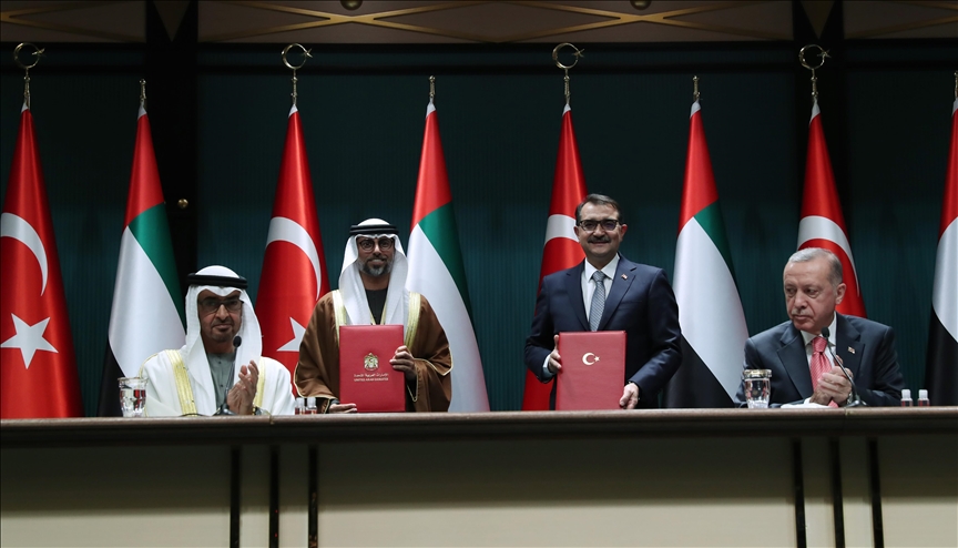 ترکیه و امارات 10 یادداشت تفاهم همکاری امضا کردند