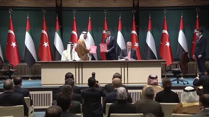 Turkey, UAE sign series of cooperation agreements