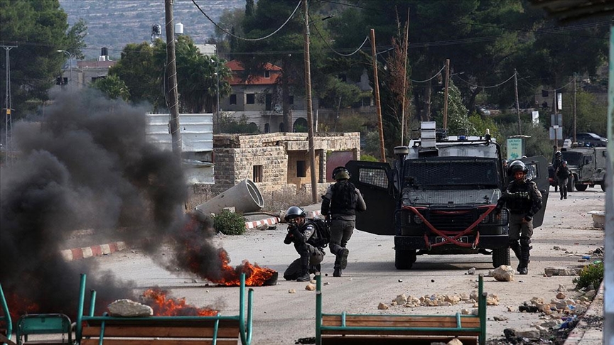 İsrail ordusunun Batı Şeriada Filistinlilere müdahalesinde 20 kişi yaralandı