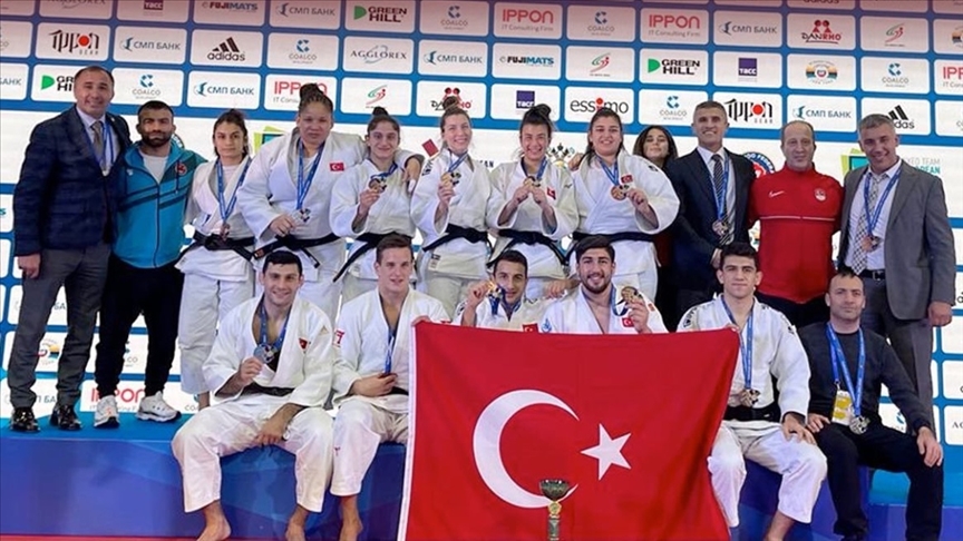 Milli judoculardan Karma Takımlar Avrupa Şampiyonasında bronz madalya