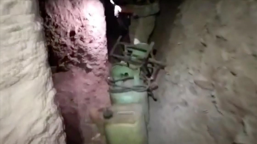 Komandolar terör örgütü PKK'nın sözde bölge sorumlularının kullandığı mağarayı ele geçirdi