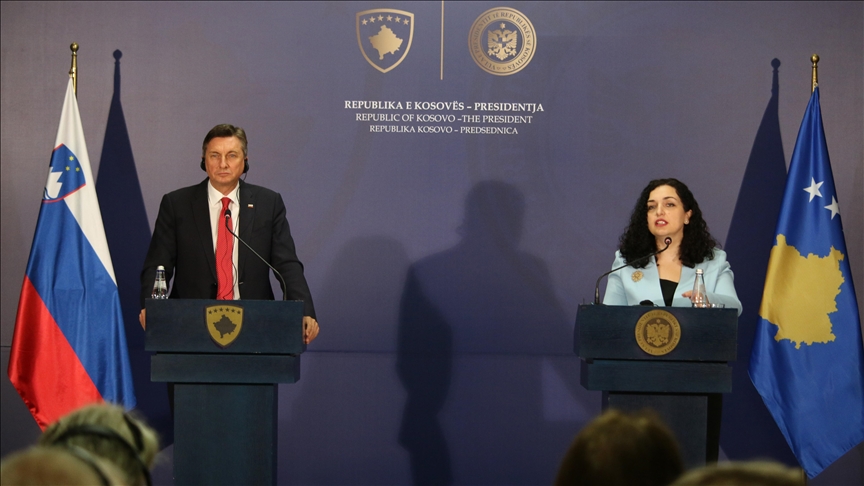 Pahor u susretu sa Osmani pozvao na nastavak dijaloga Kosovo - Srbija