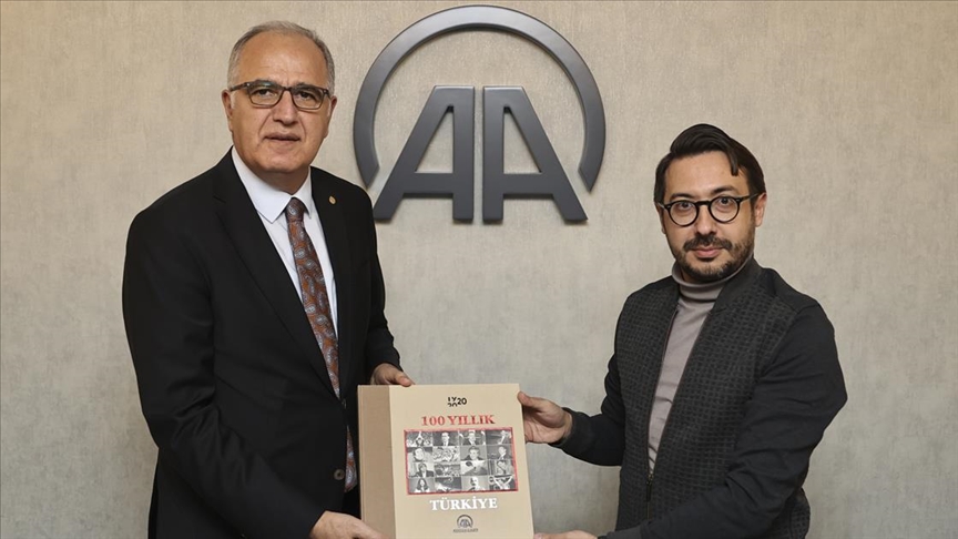 AA Genel Müdürü Karagöz, Voleybol Federasyonu Başkanı Üstündağ'ı kabul etti