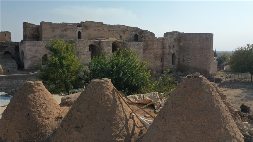 Harran Sarayının 9 asırlık salonu gün yüzüne çıkarıldı