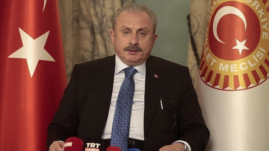 Turkish parliament speaker congratulates Romania on national day