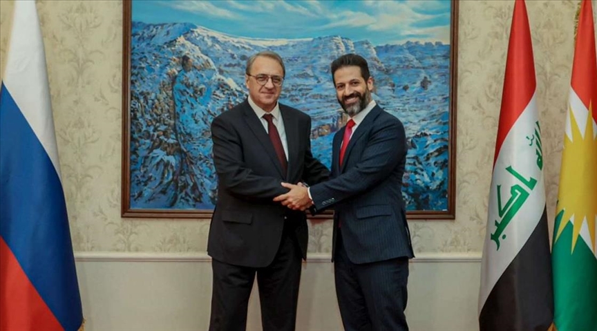 قوباد تاڵە‌بانی لەگەڵ نوێنەری تایبەتی سەرۆکی رووسیا بۆ رۆژهەڵاتی ناوەڕاست کۆبووەوە