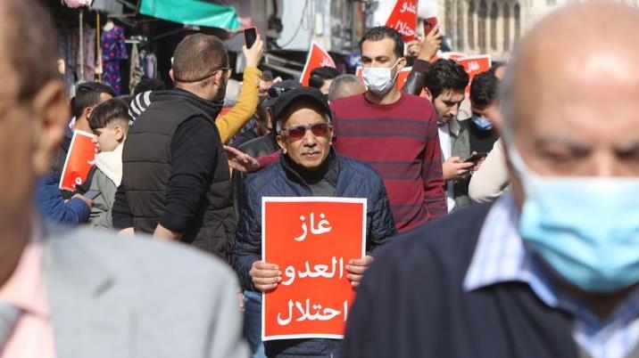 مسيرة بالعاصمة الأردنية رفضا لـ"مقايضة الكهرباء بالماء" مع إسرائيل