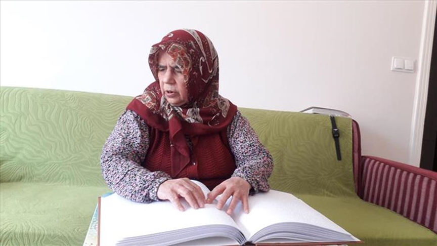 Burdurda görme engelli 67 yaşındaki kadın 13 yılda hafız oldu