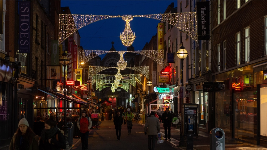 Božićne i novogodišnje pripreme u Dublinu