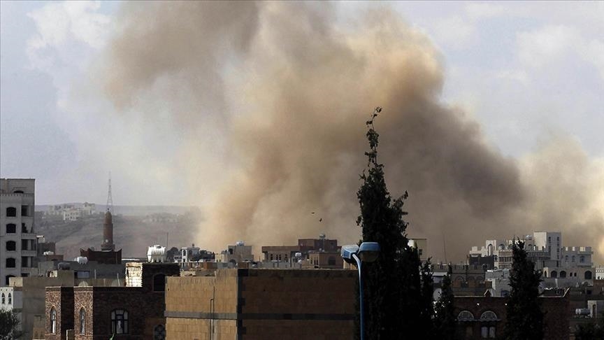 Saudi-led coalition carries out airstrikes on Yemeni capital