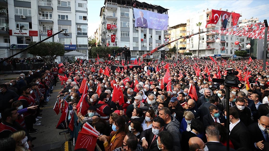 Mersin Valiliği: CHP’nin Mersin’deki mitingine yaklaşık 21 bin 500 kişi katıldı