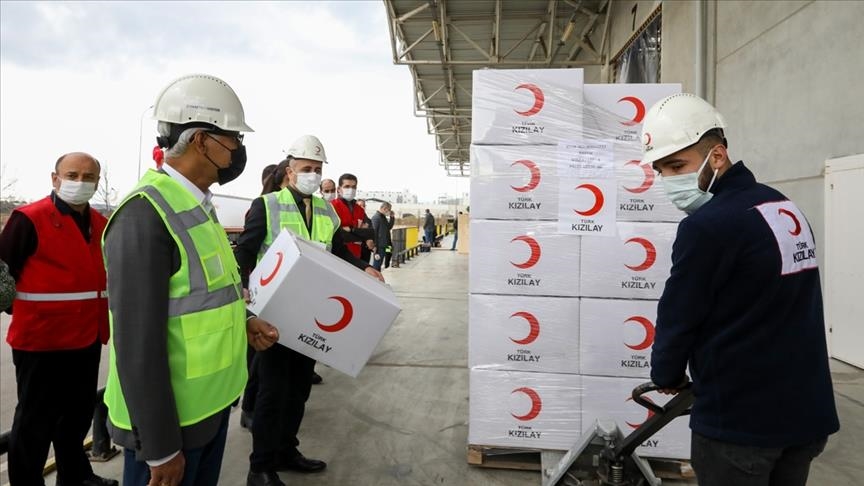 Turkeys Red Crescent sends humanitarian aid to Belarusian-Polish border
