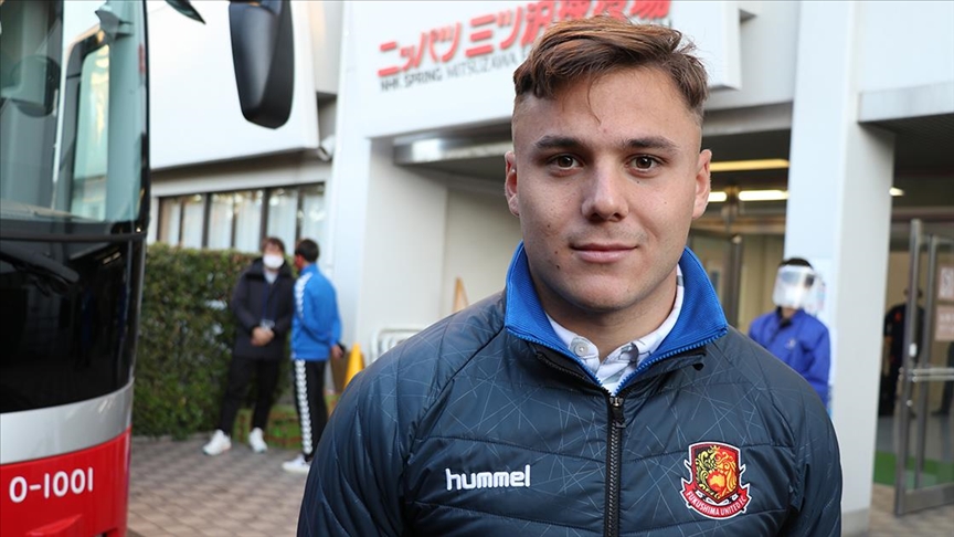 Fukushima United'ın 10 numarası Ömer, Japonya'da futbol oynamaktan mutlu