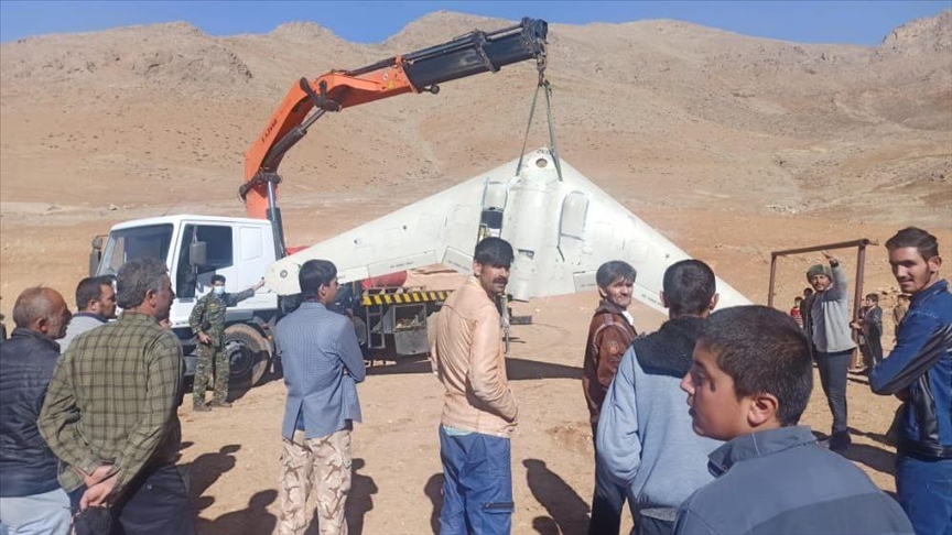 سقوط پهپاد در کوهرنگ استان چهارمحال و بختیاری