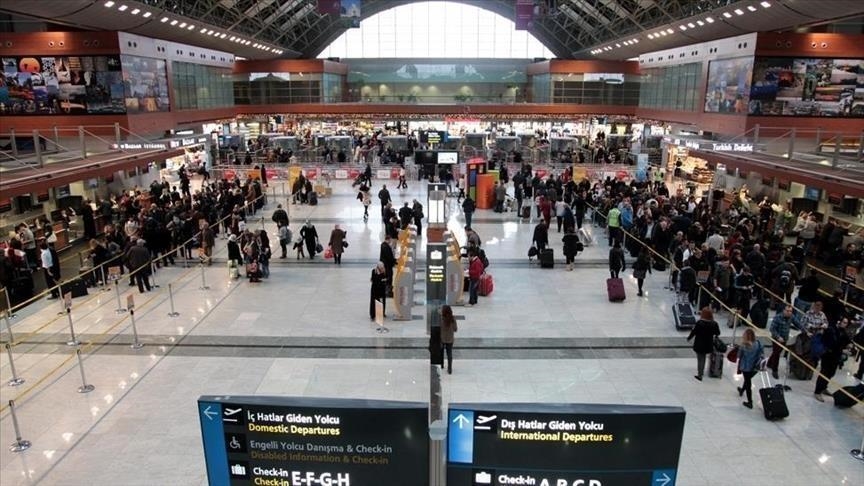 Аеродромите во Турција во ноември ги користеле околу 11,3 милиони патници 