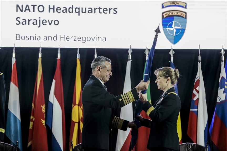 Preuzela dužnost: Brigadna generalica Pamela L. McGaha na čelu NATO štaba Sarajevo