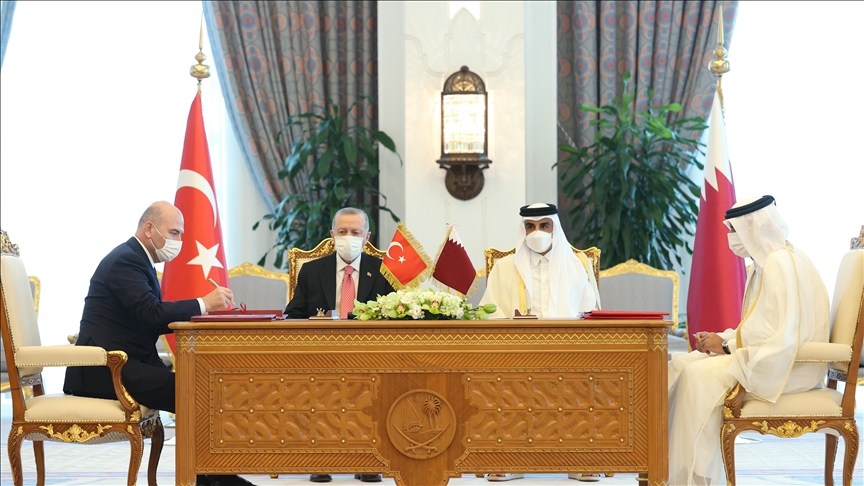 La Turquie et le Qatar signent 15 accords bilatéraux