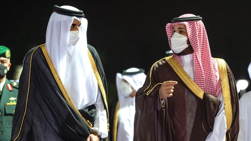 أمير قطر وولي عهد السعودية يترأسان الاجتماع السادس لمجلس التنسيق