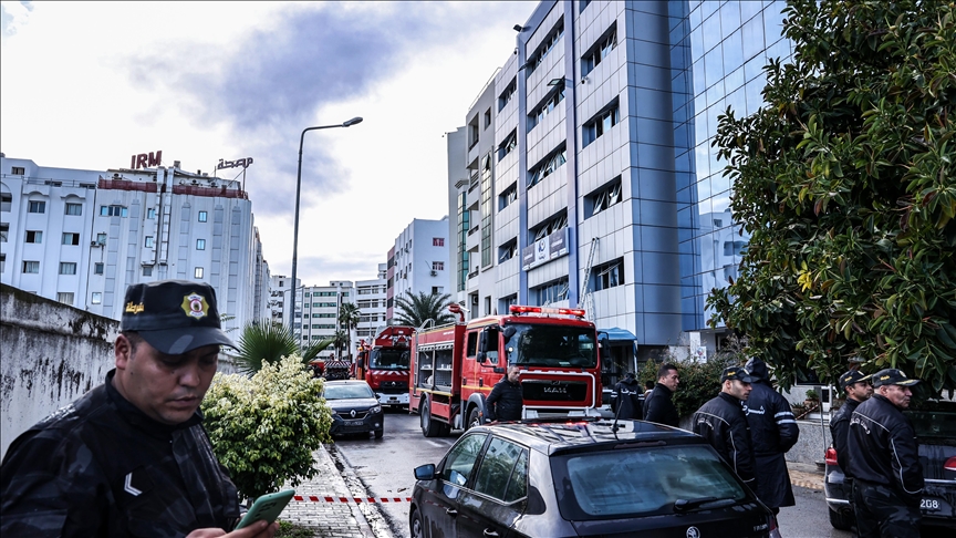 Tunisie: incendie au siège central du mouvement « Ennahdha » dans la capitale Tunis
