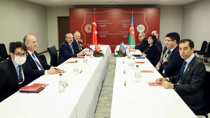 شنطوب يلتقي رئيسة برلمان أذربيجان