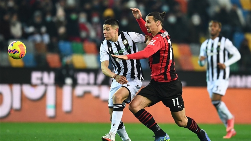 İbrahimovic, Milanı Udinese karşısında yenilgiden kurtardı