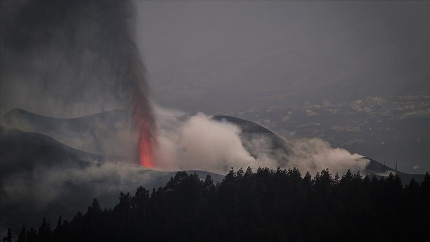 Volcanic eruption on Spain’s La Palma island breaks local record