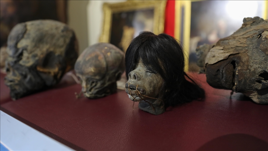 İzmir'de Güney Amerika kökenli Jivaro kabilesine ait 4 kafatası ele geçirildi